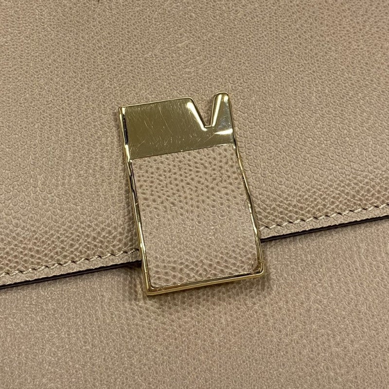 ヴァレクストラ VALEXTRA ノーロ WBNL0066028 ベージュ ゴールド金具 ソフトカーフ レディース ショルダーバッグ