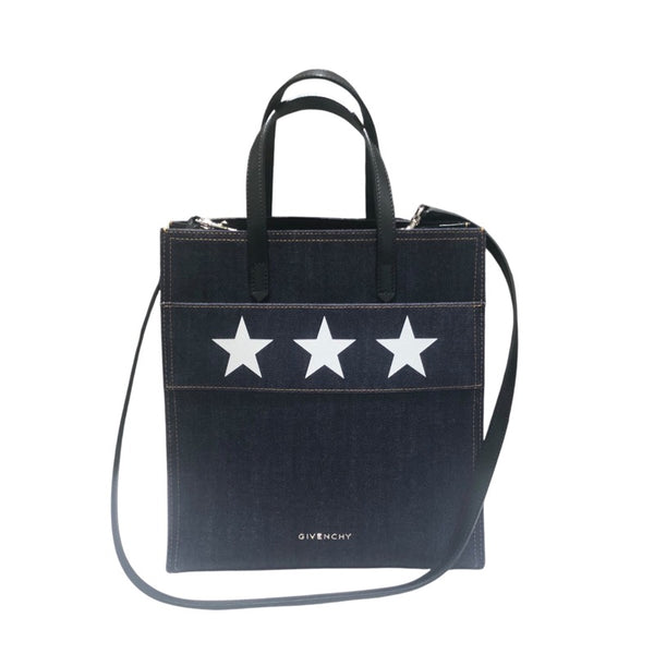 ジバンシィ GIVENCHY スターゲートトートスモール デニム デニム/インディゴ レディース ショルダーバッグ