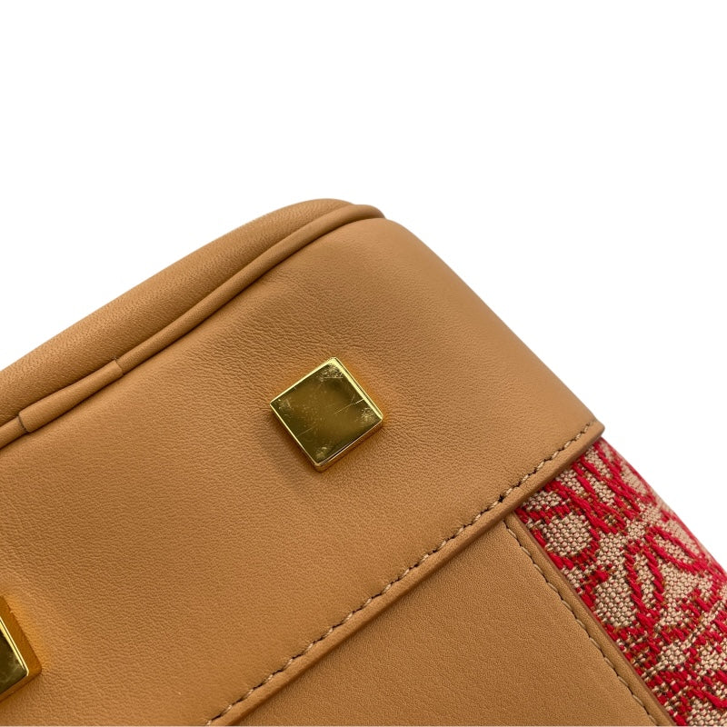 ロエベ LOEWE アマソナ28 A039N08X02 ブラウン アナグラムジャカード/カーフ レディース ハンドバッグ