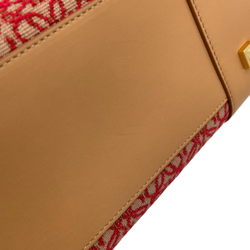 ロエベ LOEWE アマソナ28 A039N08X02 ブラウン アナグラムジャカード/カーフ レディース ハンドバッグ