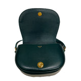 セリーヌ CELINE クレシー スモール 191363 グリーン×ゴールド金具 カーフスキン レディース ショルダーバッグ