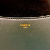 セリーヌ CELINE クレシー スモール 191363 グリーン×ゴールド金具 カーフスキン レディース ショルダーバッグ