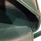 セリーヌ CELINE クレシー スモール 191363 グリーン×ゴールド金具 カーフスキン レディース ショルダーバッグ