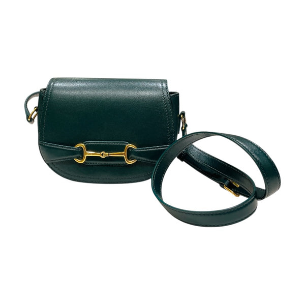セリーヌ CELINE クレシー スモール 191363 グリーン×ゴールド金具 カーフスキン レディース ショルダーバッグ