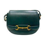 セリーヌ CELINE クレシー スモール 191363 グリーン×ゴールド金具 カーフスキン レディース ショルダーバッグ