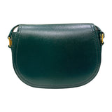 セリーヌ CELINE クレシー スモール 191363 グリーン×ゴールド金具 カーフスキン レディース ショルダーバッグ
