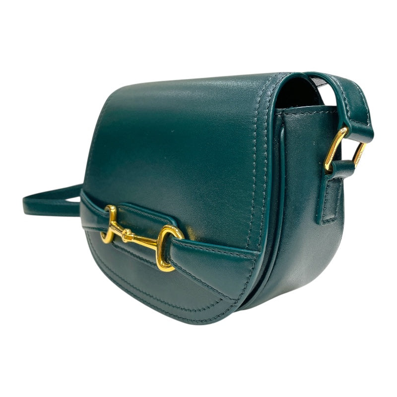 セリーヌ CELINE クレシー スモール 191363 グリーン×ゴールド金具 カーフスキン レディース ショルダーバッグ