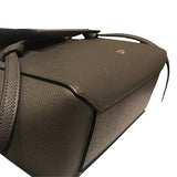 セリーヌ CELINE ベルトバッグナノ 189003 グレー ドラムドカーフ レディース ハンドバッグ