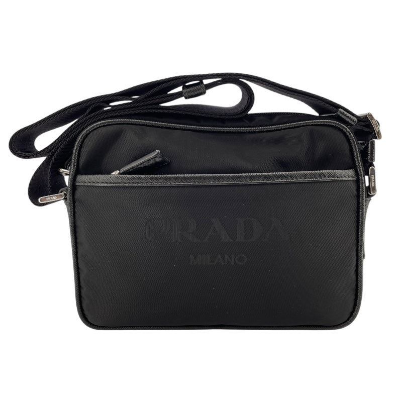 プラダ PRADA ナイロンカメラバッグ 2VH144 ブラック ナイロン
