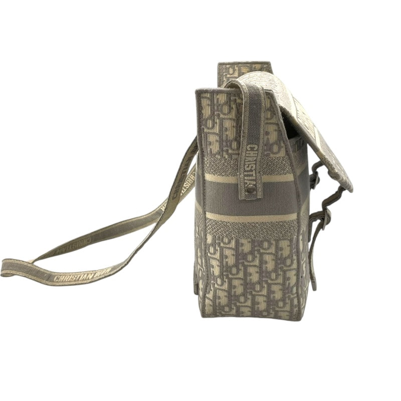 クリスチャン・ディオール Christian Dior キャンプメッセンジャーバッグ M1291VRIW グレー オブリークジャガード レディース ショルダーバッグ