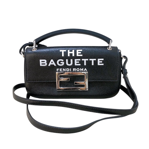 フェンディ FENDI バケットフォンポーチ MARC JACOBS 7AS142 ブラック レザー レディース その他バッグ