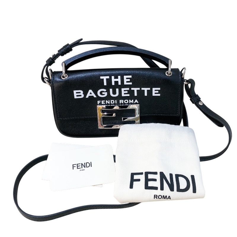 フェンディ FENDI バケットフォンポーチ MARC JACOBS 7AS142 ブラック レザー レディース その他バッグ