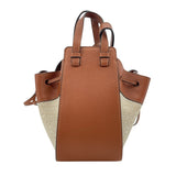 ロエベ LOEWE ハンモック ドローストリングスバッグ ミニ A538V07X11 ブラウン アナグラムジャガード レディース ショルダーバッグ