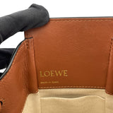 ロエベ LOEWE ハンモック ドローストリングスバッグ ミニ A538V07X11 ブラウン アナグラムジャガード レディース ショルダーバッグ