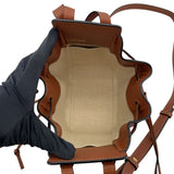 ロエベ LOEWE ハンモック ドローストリングスバッグ ミニ A538V07X11 ブラウン アナグラムジャガード レディース ショルダーバッグ