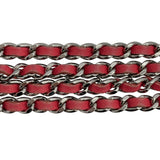 シャネル CHANEL ラウンドチェーンクラッチ AP0060 27番台 レッド ラム レディース ショルダーバッグ