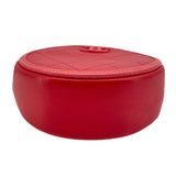 シャネル CHANEL ラウンドチェーンクラッチ AP0060 27番台 レッド ラム レディース ショルダーバッグ