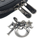 クリスチャン・ディオール Christian Dior フォンホルダー S0872BNHB ブラック×SV金具 レザー レディース ショルダーバッグ