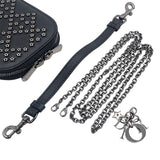 クリスチャン・ディオール Christian Dior フォンホルダー S0872BNHB ブラック×SV金具 レザー レディース ショルダーバッグ