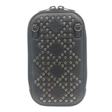 クリスチャン・ディオール Christian Dior フォンホルダー S0872BNHB ブラック×SV金具 レザー レディース ショルダーバッグ
