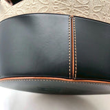 ロエベ LOEWE バルーンバッグ　ミディアム ナチュラル・ブラック アナグラムジャカード・カーフ レディース ショルダーバッグ