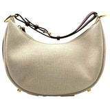 フェンディ FENDI グラフィ・スモール 8BR798 ナチュラル キャンバス レディース ハンドバッグ