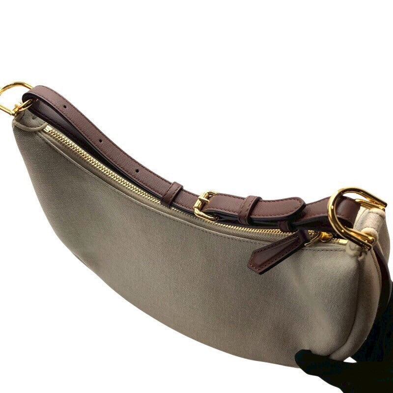 フェンディ FENDI グラフィ・スモール 8BR798 ナチュラル キャンバス レディース ハンドバッグ