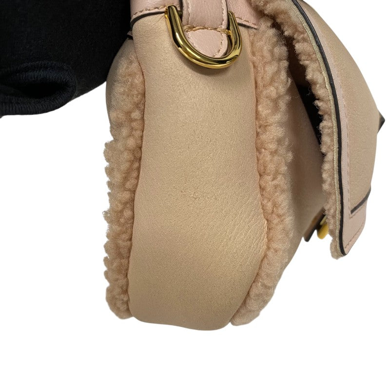 フェンディ FENDI バゲットバッグ 8BR600 ピンク ムートン レディース ショルダーバッグ