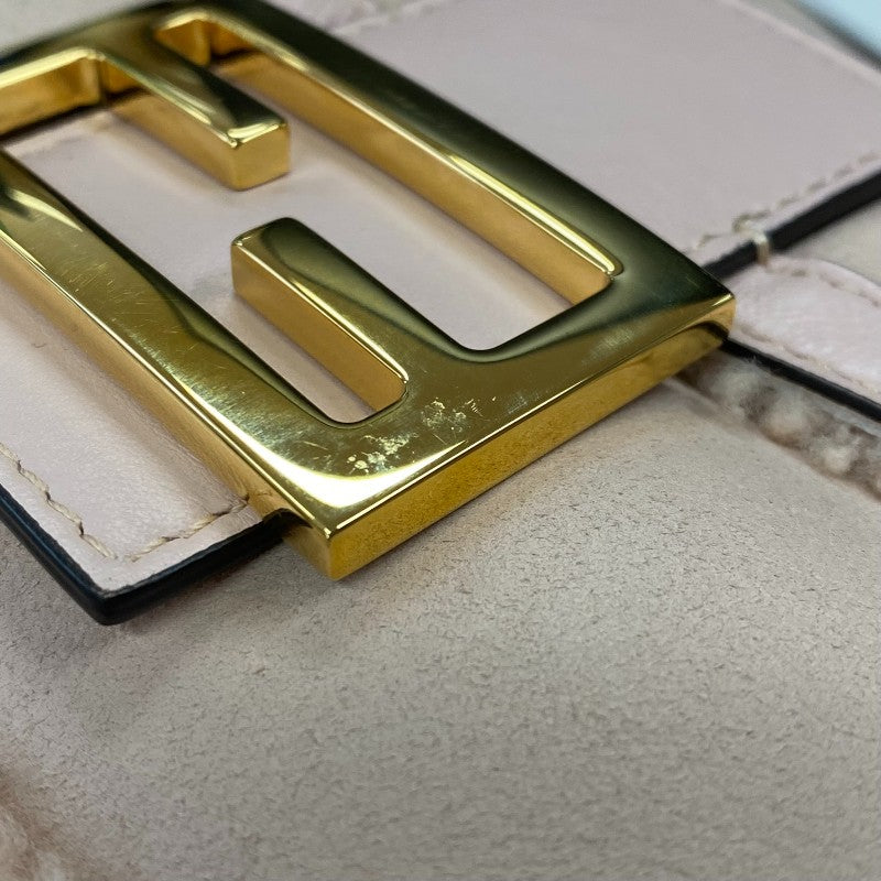 フェンディ FENDI バゲットバッグ 8BR600 ピンク ムートン レディース ショルダーバッグ