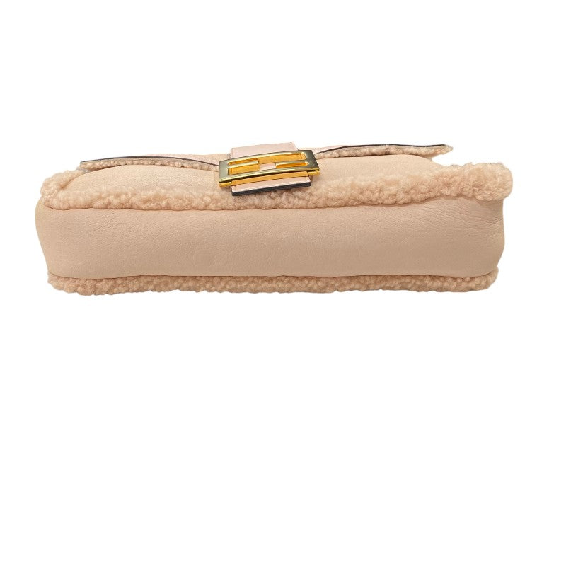フェンディ FENDI バゲットバッグ 8BR600 ピンク ムートン レディース ショルダーバッグ