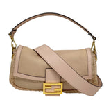 フェンディ FENDI バゲットバッグ 8BR600 ピンク ムートン レディース ショルダーバッグ
