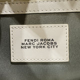 フェンディ FENDI バゲットバッグ MARC JACOBS 8BR600 ホワイト シルバー金具 カーフ レディース ハンドバッグ