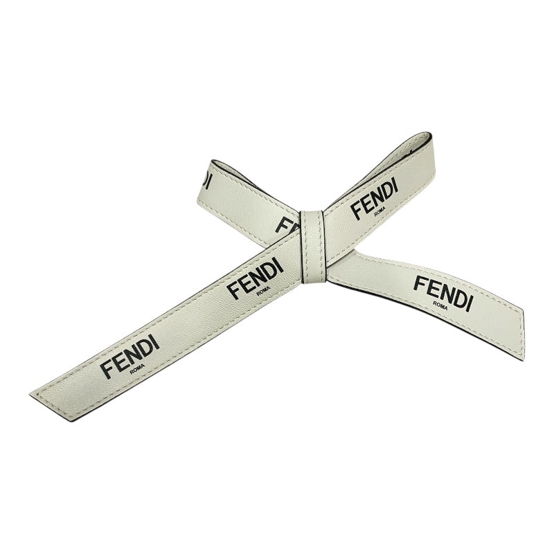 フェンディ FENDI バゲットバッグ MARC JACOBS 8BR600 ホワイト シルバー金具 カーフ レディース ハンドバッグ