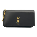 サンローラン SAINT LAURENT カサンドラ フォンホルダー 635095 ブラック カーフ レディース ショルダーバッグ
