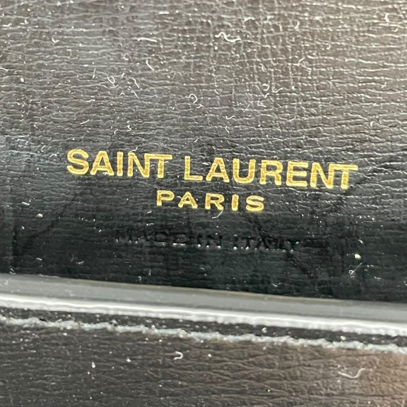サンローラン SAINT LAURENT カサンドラ フォンホルダー 635095 ブラック カーフ レディース ショルダーバッグ