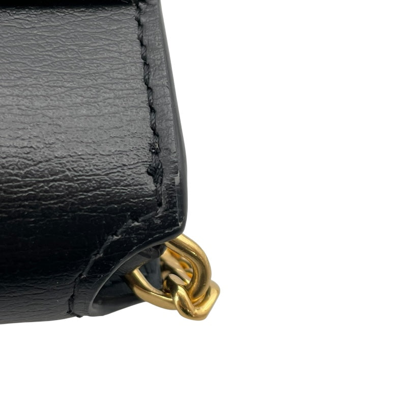 サンローラン SAINT LAURENT カサンドラ フォンホルダー 635095 ブラック カーフ レディース ショルダーバッグ