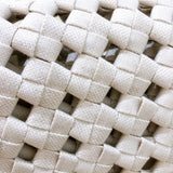 ボッテガ・ヴェネタ BOTTEGA VENETA ウィンドウ クロスボディバッグ 603162 アイボリー キャンバス レディース ショルダーバッグ