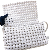 ボッテガ・ヴェネタ BOTTEGA VENETA ウィンドウ クロスボディバッグ 603162 アイボリー キャンバス レディース ショルダーバッグ