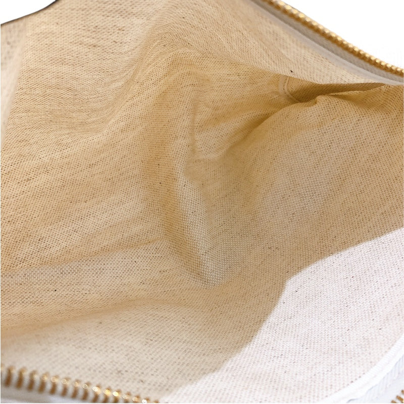 ボッテガ・ヴェネタ BOTTEGA VENETA ウィンドウ クロスボディバッグ 603162 アイボリー キャンバス レディース ショルダーバッグ