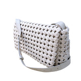 ボッテガ・ヴェネタ BOTTEGA VENETA ウィンドウ クロスボディバッグ 603162 アイボリー キャンバス レディース ショルダーバッグ