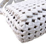 ボッテガ・ヴェネタ BOTTEGA VENETA ウィンドウ クロスボディバッグ 603162 アイボリー キャンバス レディース ショルダーバッグ