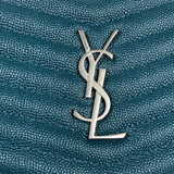 サンローラン SAINT LAURENT ルー ミニショルダーバッグ 612579 グリーン シルバー金具 ソフトグレインカーフ レディース ショルダーバッグ