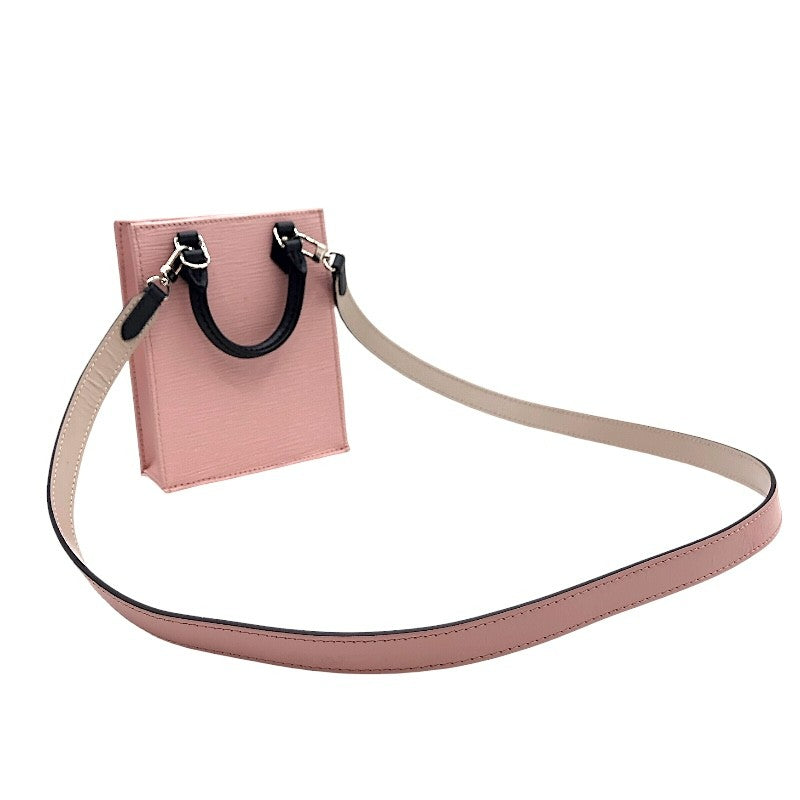 ルイ・ヴィトン LOUIS VUITTON プティット・サックプラ M69575 ローズバレリーヌ×ブラック シルバー金具 エピ レディース ハンドバッグ