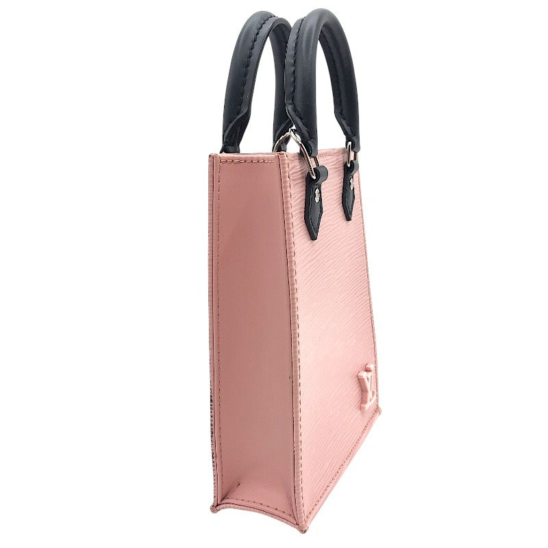 ルイ・ヴィトン LOUIS VUITTON プティット・サックプラ M69575 ローズバレリーヌ×ブラック シルバー金具 エピ レディース ハンドバッグ