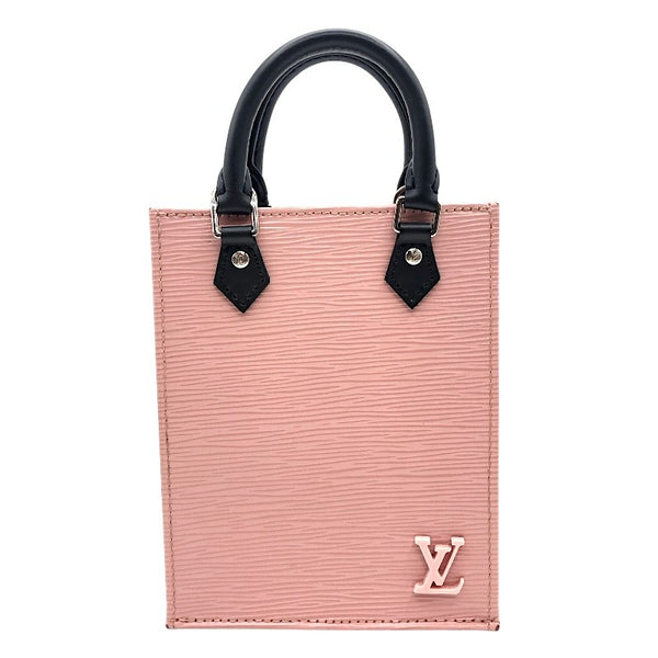 ルイ・ヴィトン LOUIS VUITTON プティット・サックプラ M69575 ローズバレリーヌ×ブラック シルバー金具 エピ レディース ハンドバッグ