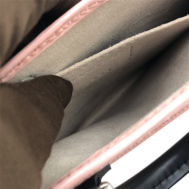 ルイ・ヴィトン LOUIS VUITTON プティット・サックプラ M69575 ローズバレリーヌ×ブラック シルバー金具 エピ レディース ハンドバッグ