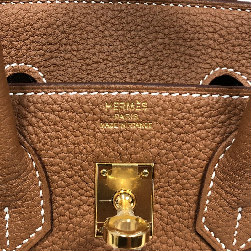 エルメス HERMES バーキン25 W刻 ゴールド ゴールド金具 トゴ レディース ハンドバッグ