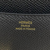 エルメス HERMES コンスタンス3 ミニ W刻 ブラック ゴールド金具 エプソン レディース ショルダーバッグ