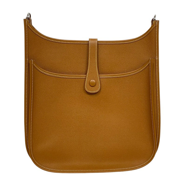 エルメス HERMES エヴリン3 GM □N刻 ゴールド シルバー金具 エプソン レディース ショルダーバッグ