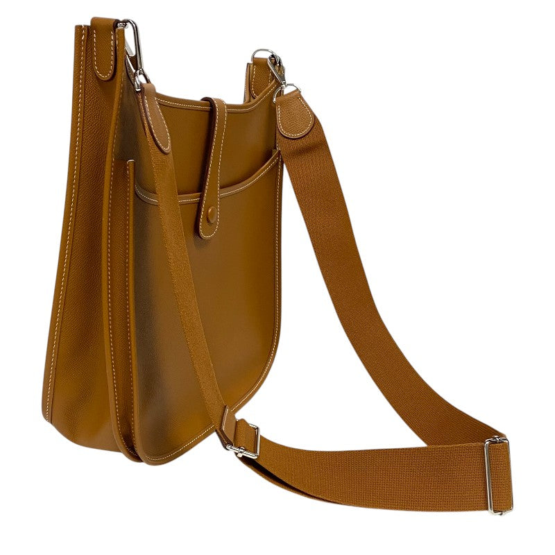 エルメス HERMES エヴリン3 GM □N刻 ゴールド シルバー金具 エプソン レディース ショルダーバッグ